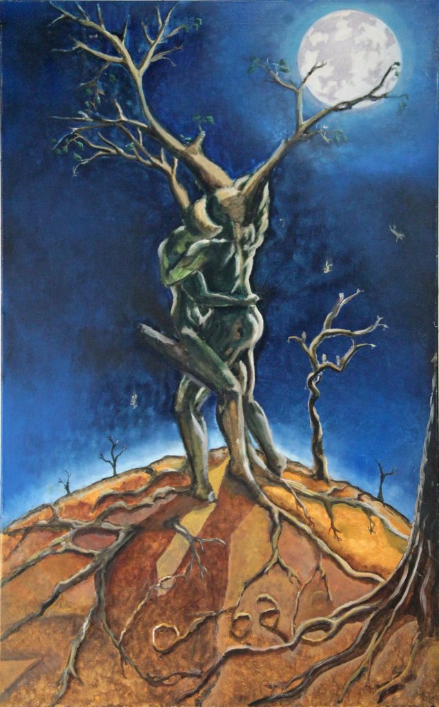 El árbol de la vida
Oleo  sobre lienzo
130 x 81 cm. Precio- 1.200 €
