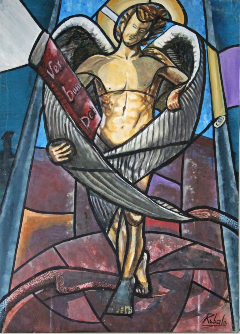 La tentación
Oleo sobre papel lienzo
32 x 24 cm.