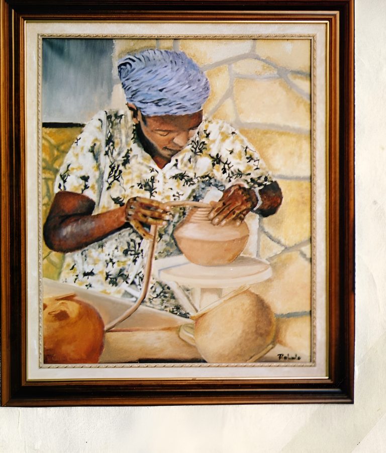 La Ceramista
Oleo sobre lienzo
61 x 50 cm. Precio-450 €