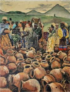 Mercado de cerámica
Oleo sobre lienzo
116 x 89 cm. Precio- 1.500 €