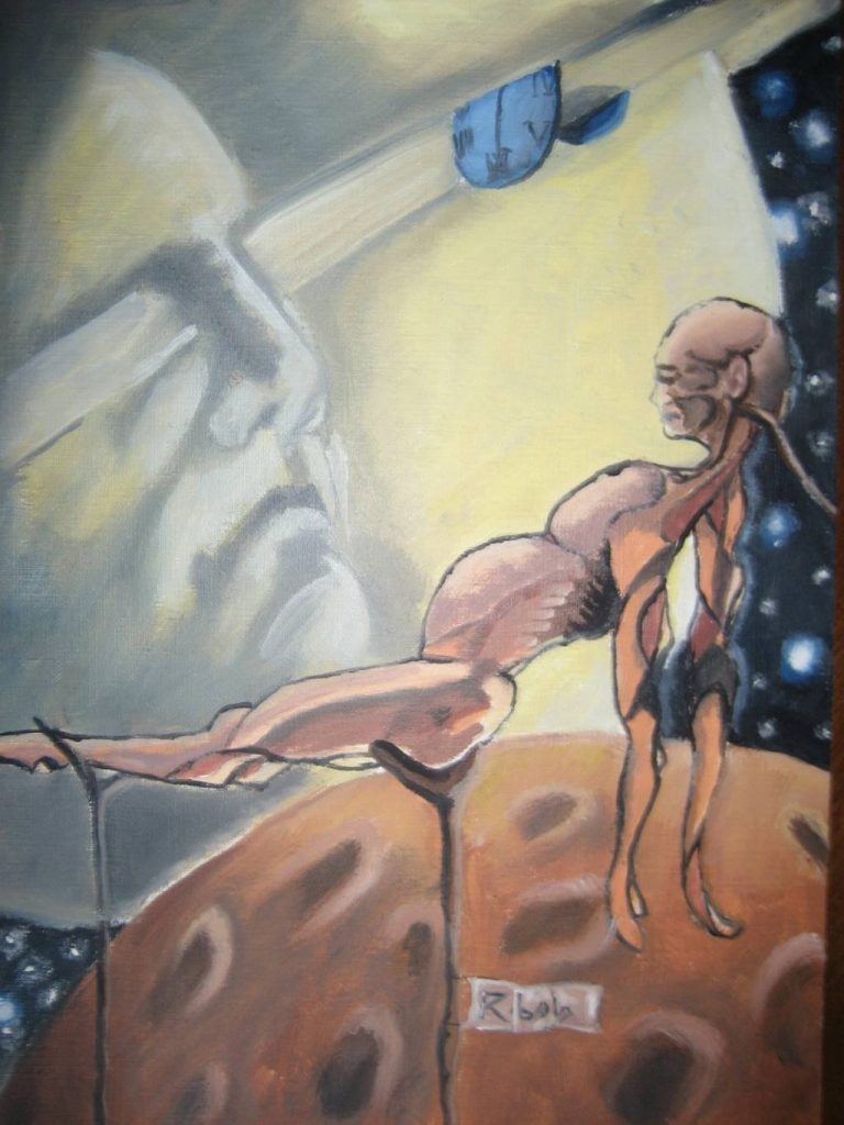 Pereza 
Oleo sobre papel lienzo
32 x 24 cm.